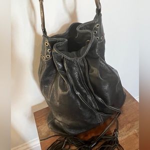 Vintage Roots Canada large bucket bag